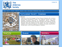 Tablet Screenshot of alderneysociety.org